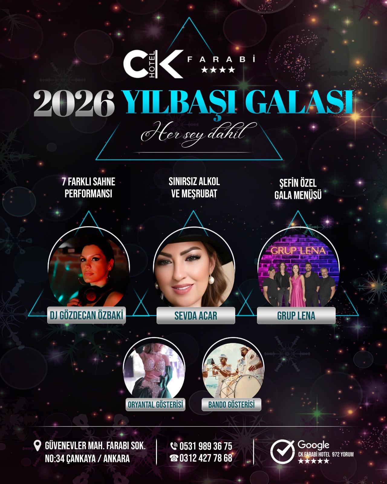 CK Farabi Hotel 2026 Yılbaşı Galası